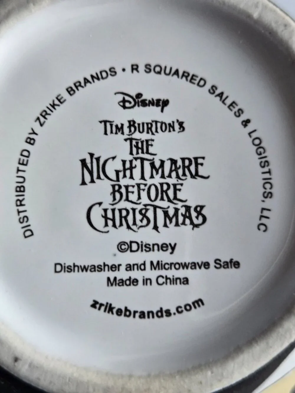 Disney Nightmare Before Christmas Jack Skellington Ramen Noodle Bowl Halloween